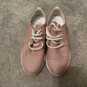 Elena Iachi Pink glitter sneakers